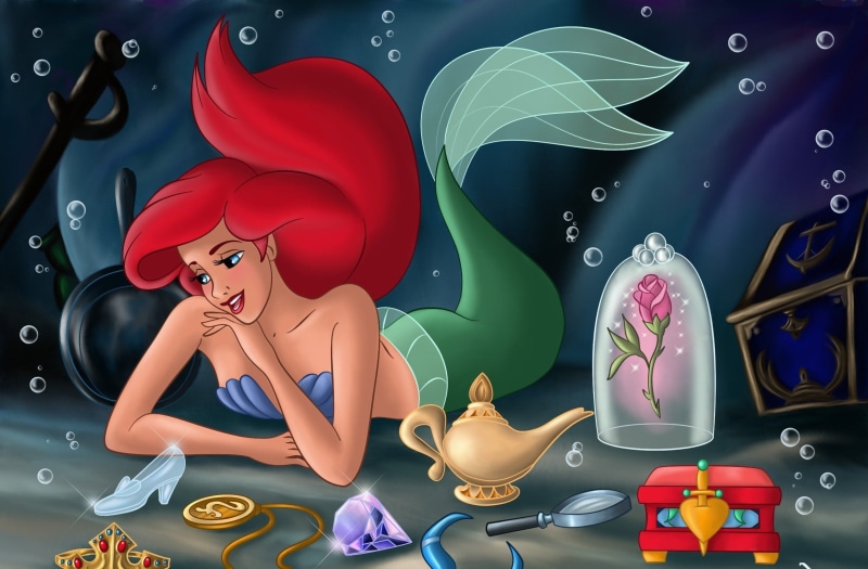 animation, sea, 1080P, little, family, princess, ocean, disney, underwater, adventure, 1littlemermaid, mermaid, cartoon, ariel, fantasy