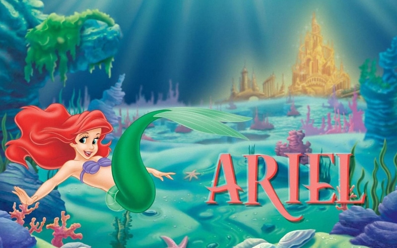 adventure, family, ariel, princess, ocean, underwater, disney, 1littlemermaid, little, sea, fantasy, animation, mermaid, cartoon, 1080P