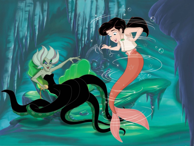 underwater, 1080P, sea, 1littlemermaid, cartoon, disney, fantasy, ocean, adventure, princess, animation, little, family, ariel, mermaid