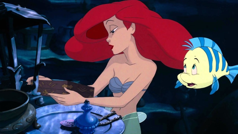 mermaid, fantasy, sea, 1littlemermaid, animation, disney, adventure, cartoon, 1080P, ariel, ocean, princess, little, underwater, family