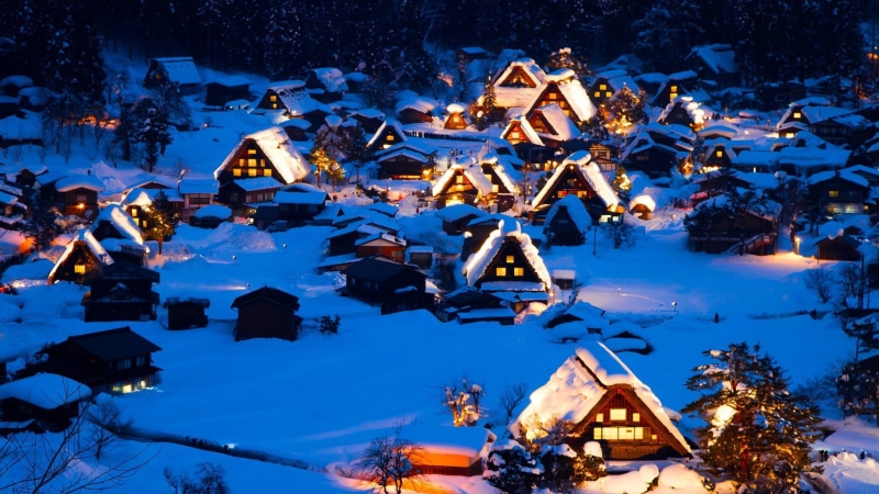 city, lit, high, angle, dusk, houses, no people, christmas, architecture, illuminated, cold temperature, lights, outdoors, building exterior, blue, nature