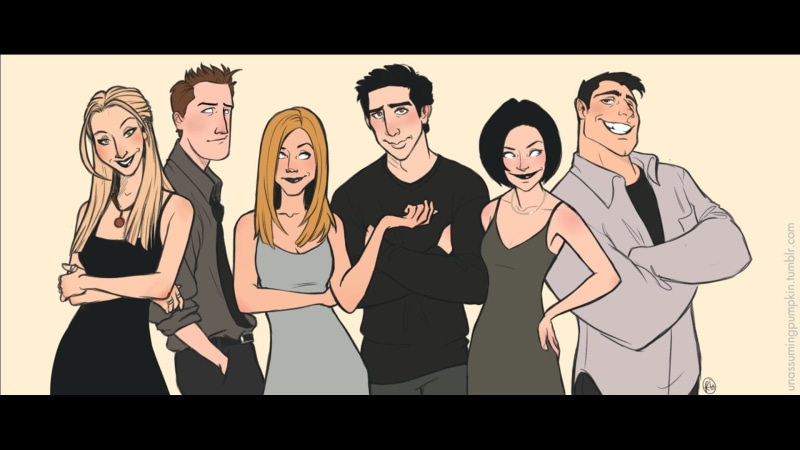 1080P, friends, Cartoon