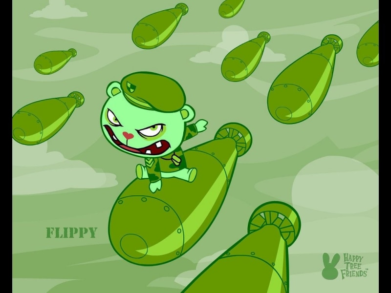 cartoon/comic, flippy, tree, hd, friends, 480P, happy