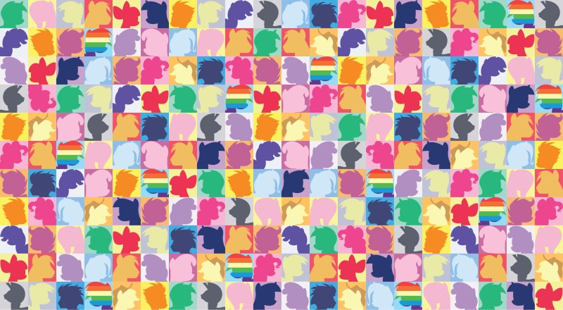 cartoon, Rainbow Dash, My Little Pony, Friends, rainbows, brown, horse, pink, Twilight Sparkle, colorful, Fluttershy, Rarity, Pinkie Pie, gray, hat, 4K