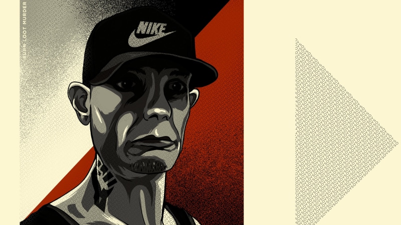 Michael  Reinoehl, vector, black lives matter, 2K, Michael Forest Reinoehl