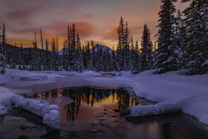 snowcapped mountain, brown, 1080P, mountain, tranquility, snow, cloud - sky, water, beauty in nature, tranquil scene, plant, cold temperature, near, frozen