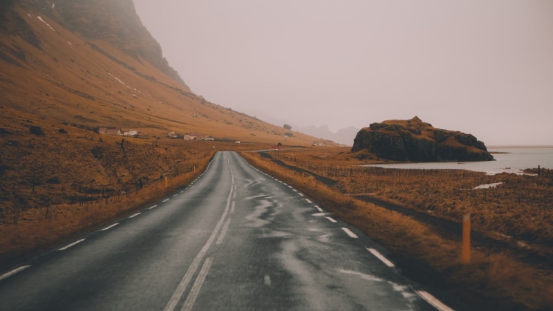 non-urban scene, nature, symbol, environment, road marking, villages, diminishing perspective, no people, beauty in nature, rock - object, house, the way forward