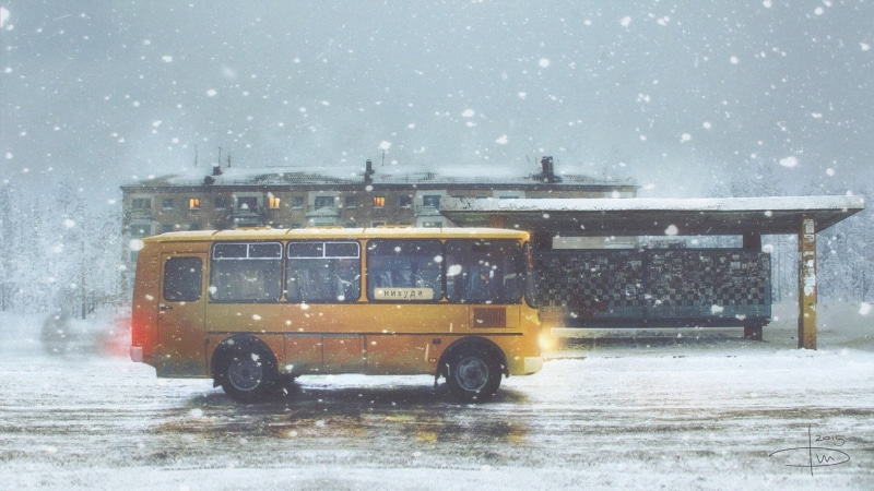 snowdrift, road, mode of transportation, rain, car, snow, cold temperature, wet, sadness, snowing, frozen, blizzard, storm, 1080P, buses, extreme weather