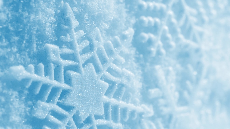winter, hd, nature, snowflake, snow, macro, 2K