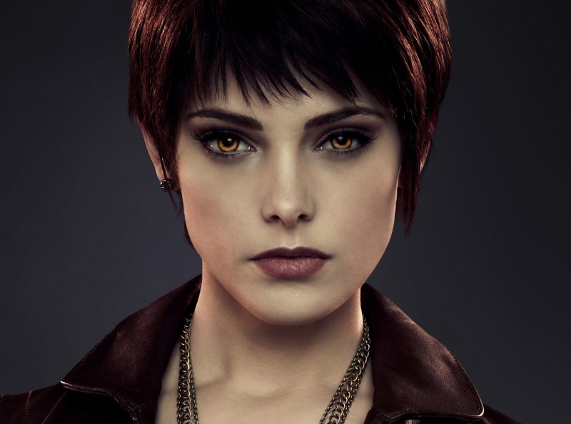 part, make-up, young women, one person, dawn, front view, Movies, ashley, studio shot, human face, black background, Twilight, serious, alice, Saga, body part