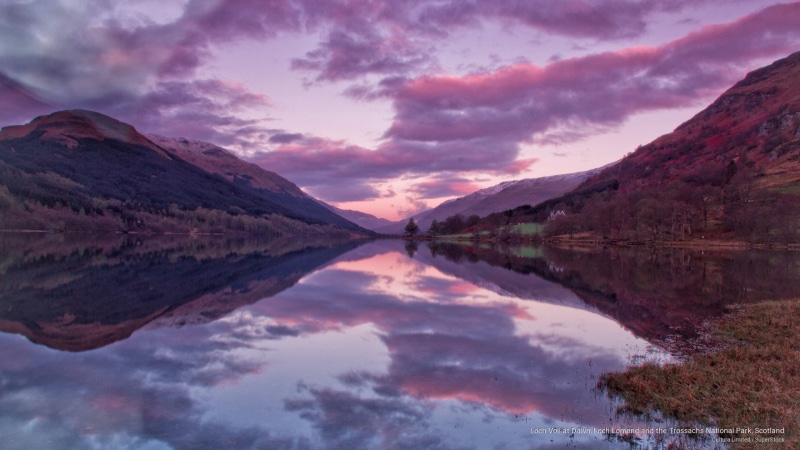 park, loch, 2K, scotland, trossachs, voil, national, lomond, National Parks, dawn