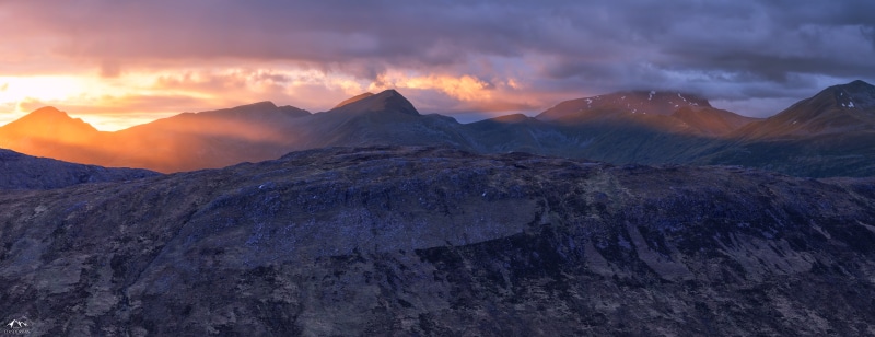 Am Bodach, Beinn aChrulaiste, f/2, travel, USM, view, Ben Nevis, scenics, 8K, Scotland, Stob Ban, aerial, outdoors, sky, mountain Peak, aerial view, Canon 6D