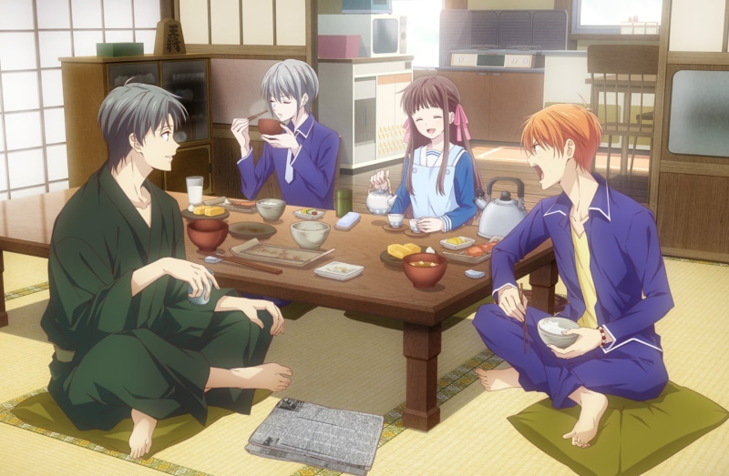 Fruits Basket, Anime, Tohru Honda, Kyo Sohma, Yuki Sohma, 1080P, Shigure Sohma