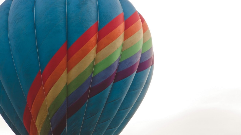 travel, blue, air vehicle, day, balloon, low angle view, transportation, 1080P, multi colored, close-up, flying, pattern, ballooning festival, hot air balloons
