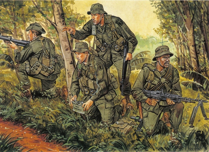 holding, people, weapon, machine gun, infantry, sniper, military uniform, 1080P, rifle, aggression, Vietnam, battlefield, army Soldier, government, four
