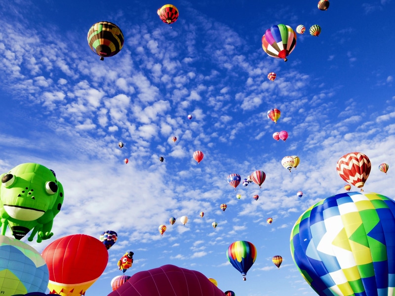 adventure, ballooning festival, sky, large group of objects, hot Air Balloon, sport, day, nature, hot air, balloons, 4K, air Vehicle, low angle view, outdoors