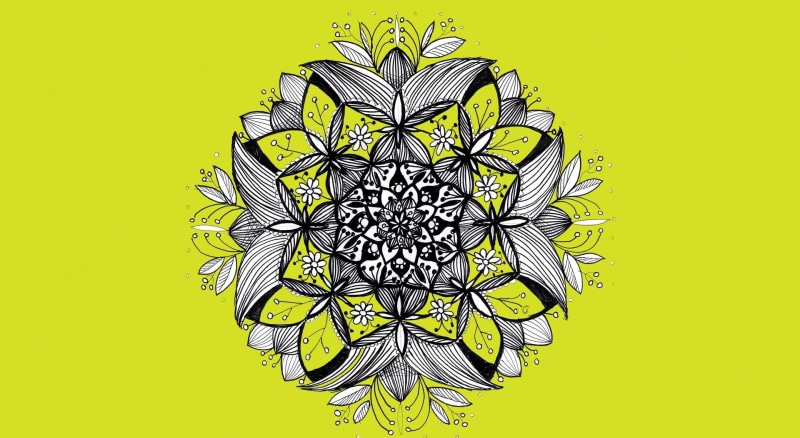  pattern, design, symmetry, flower, studio shot, digital, indoors, 1080P, creativity, Drawings, green, no people, armenia, abstract, mandala