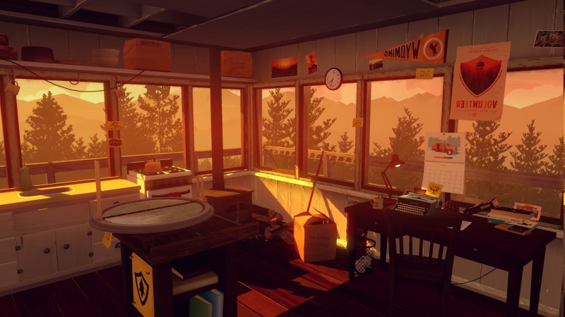 firewatch campo santo video games artwork, 2K