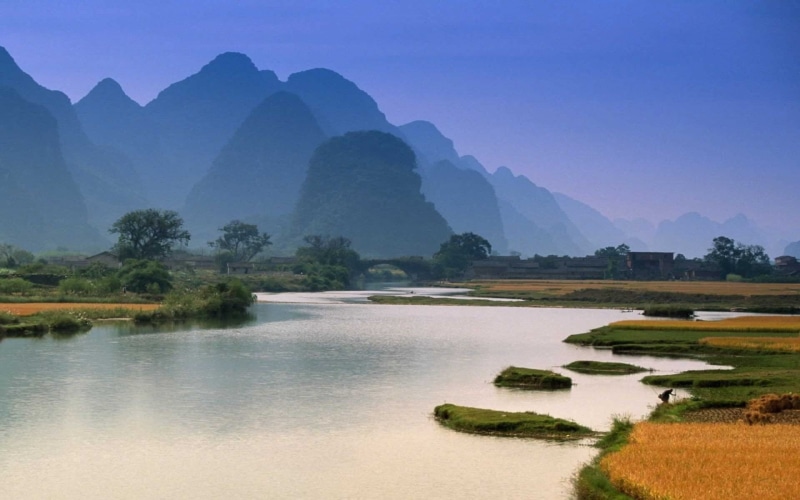 Nanling Mountains, Guanxi Zhuang, Mountain, China, Li River, 1080P, Nan Mountains, Mountains