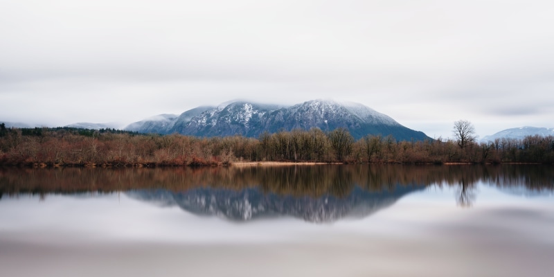 mt. si, winter, mountain, trees, landscape, Lake, 4L, outdoors, Pacific Northwest, sky, Canon EF, water, reflection, 35mm, surrounded, john, If You See Her