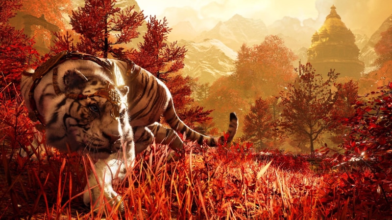 tiger, animals, Far Cry 4, video games, 1080P
