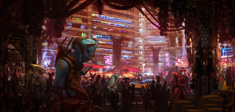 outdoors, crowds, leisure activity, adult, real people, Valerian and the City of a Thousand Planets, 1080P, city, representation, lifestyles, building