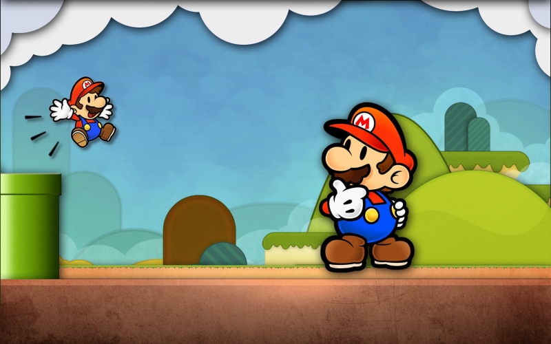Paper Mario: The Thousand-Year Door, 1080P, Mario