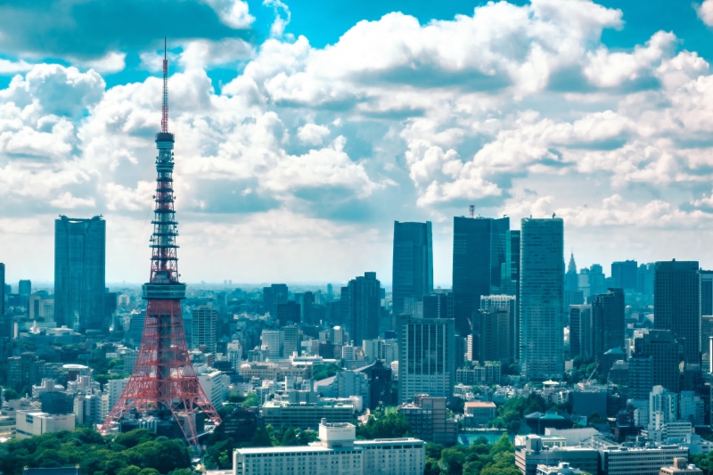 tokyo, building, horizon, city, nature, sky, cloud - sky, financial district, modern, day, building exterior, tall - high, no people, tourism, travel, office building exterior