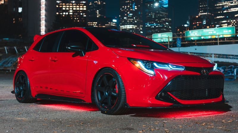 Toyota Corolla, Tuning, Hatchback, Red Car, Car, Toyota Corolla Super Street, Toyota, 1080P