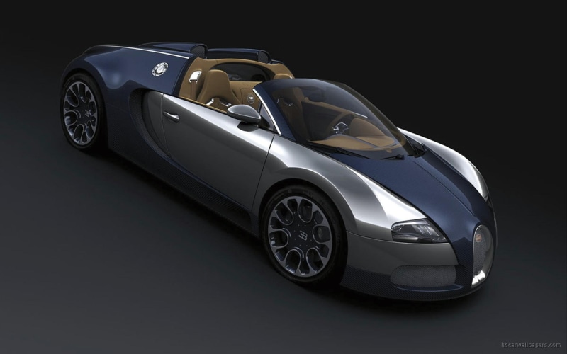 sport, veyron, bugatti, grand, cars, car, sang, bleu, grey, super, black, 1080P