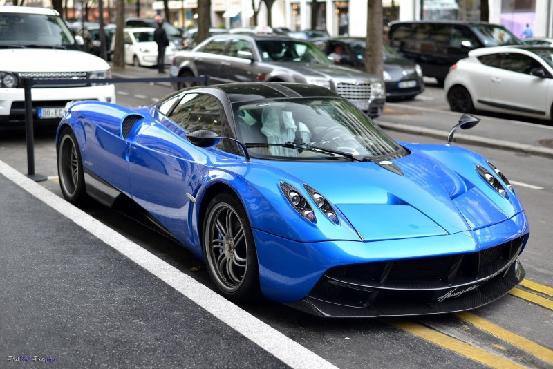 blu, blue, supercars, huayra, italia, cars, pagani, bleu, 720P