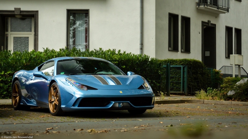 ferrari, 458, supercar, speciale, 1080P, bleu, 2013, blu, blue