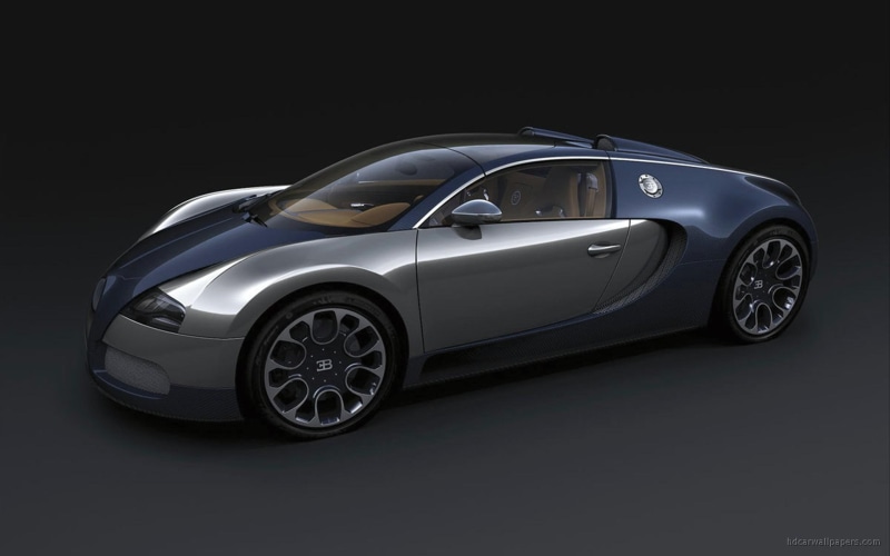 bugatti, gray, bleu, sang, grand, cars, sport, 1080P, veyron, coupe
