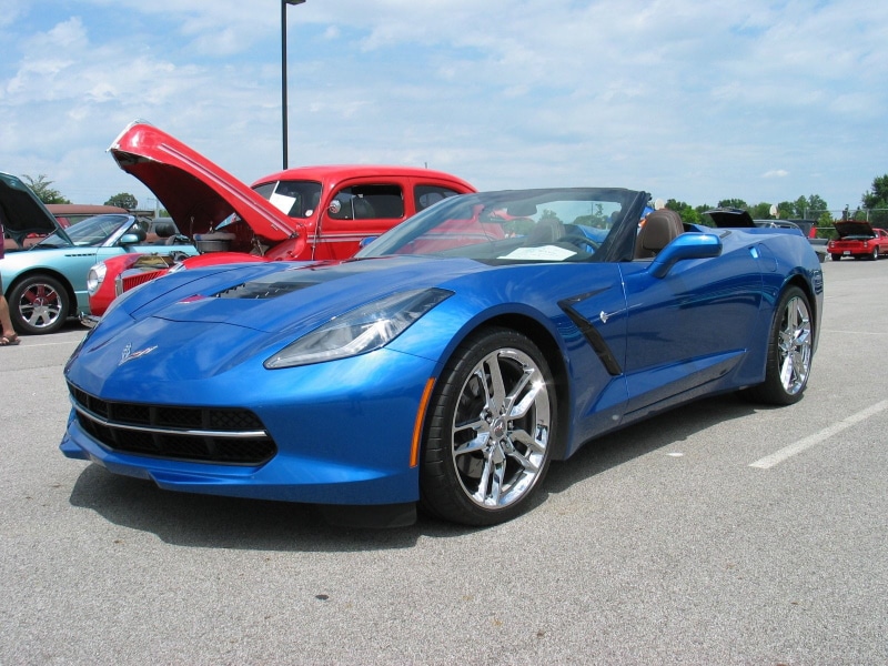 cars, blue, chevy, chevrolet, bleu, 720P, convertible, usa, stingray, supercars, muscle, corvette