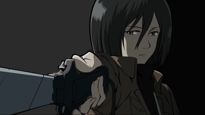 mikasa, illustration, 1080P, Anime, ackerman, Mikasa Ackerman, Attack On Titan