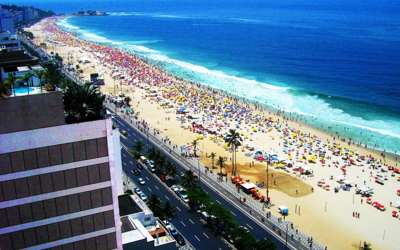 brazil, copacabana, cities, janeiro, desktop, cityscapes, backgrounds, beaches, 1080P, architecture, rio, buildings