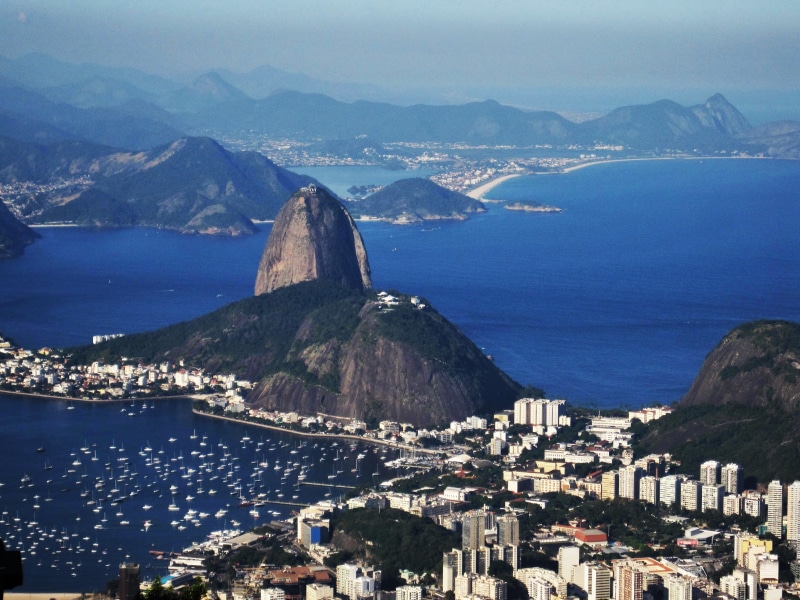 built structure, booked, outdoors, landmark, vacation country, botafogo, scenics, famous, mountain, landscape, water, beauty in nature, distant view, famous Place