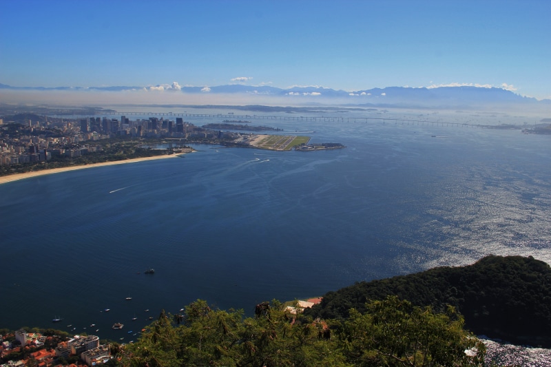 brasil, fantastic, breathtaking view, samba city, de, rio, metropolis, bay, land, worth a visit, guanabara, day, architecture, transportation, no people