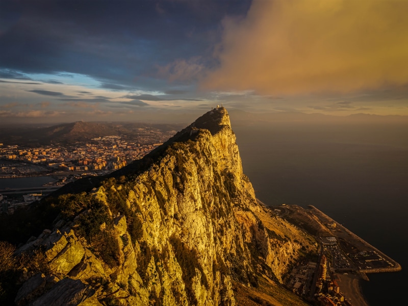 cityscape, sea, travel, landscape, Edge of space, Sunrise, rio de Janeiro, sugarloaf Mountain, urban Skyline, cliff, famous Place, gibraltar, aerial photo
