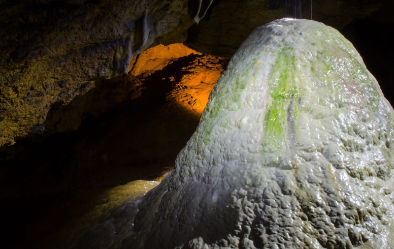 mystical, indoors, stalagmite, stone, natural pattern, nature, mysterious, beauty in nature, physical geography, sugarloaf, water, rock formation, calcite
