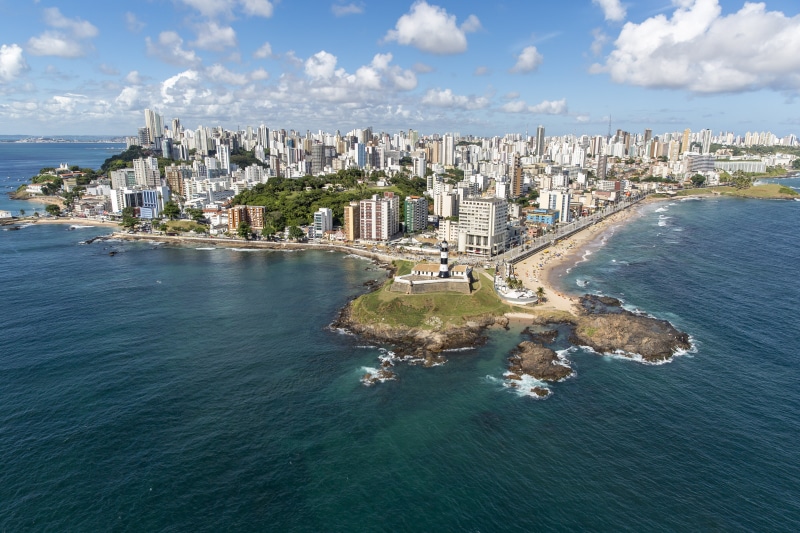 vacations, day, building Exterior, Baja, scenics, cityscape, turquoise colored, famous Place, Bahia, beach, water, urban Scene, cloud - sky, sky, building