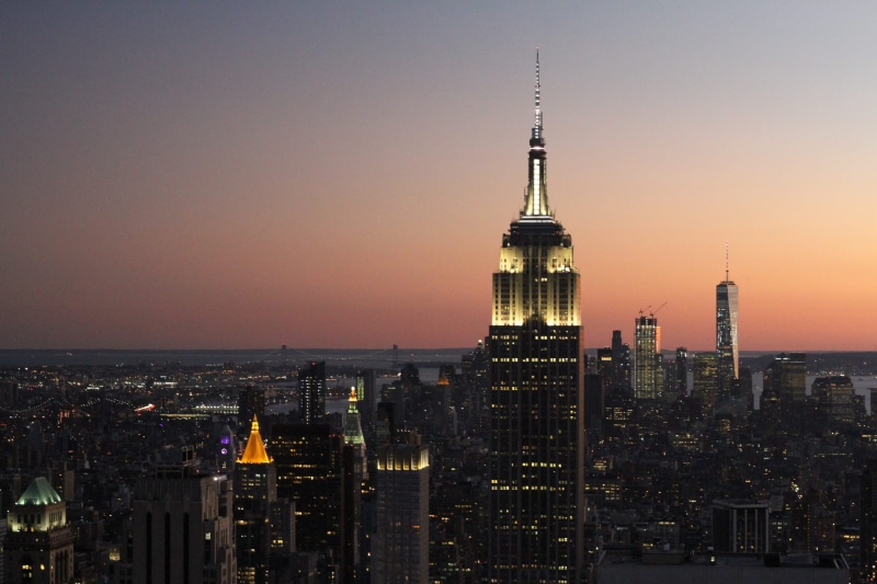travel destinations, 2K, architecture, spire, city, skyline, no people, cityscape, metropolitan, manhattan, modern, new york city, new york, illuminated