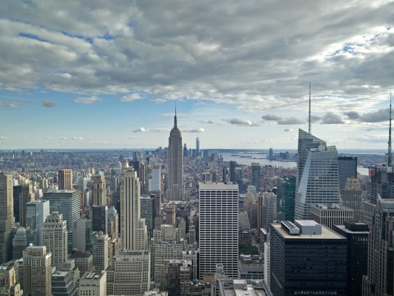 buildings, spire, midtown Manhattan, manhattan - New York City, aerial View, skyscraper, daytime, modern, built Structure, uSA, office building exterior