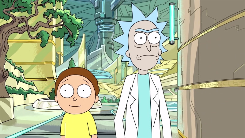 close-up, Rick and Morty, human representation, communication, Rick Sanchez, creativity, wubalubadubdub, indoors, day, no people, 1080P, mural, built structure
