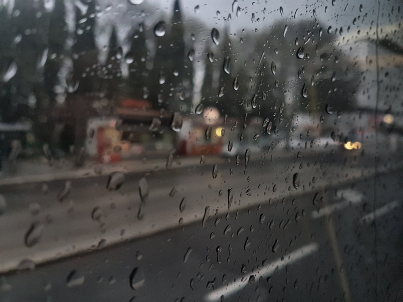 historical centre, trip, glass - material, land vehicle, no people, croatia, rain, nature, raindrop, car, old, mode of transportation, wet, rainy season