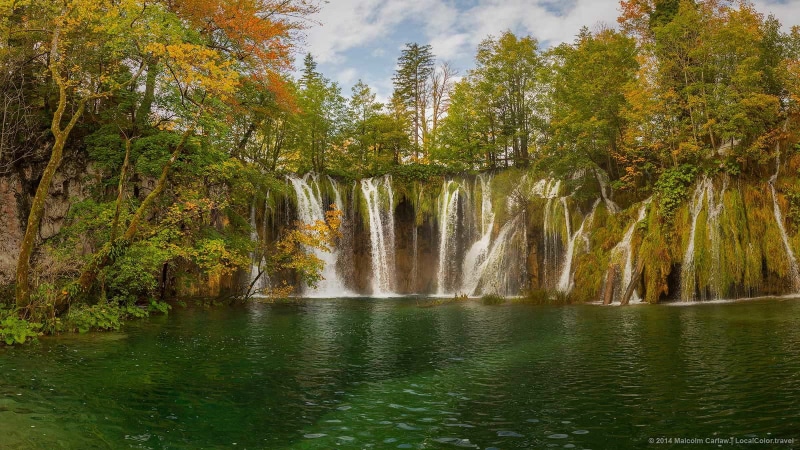 Landscape, 720P, scenics, Plitvice, beauty In Nature, Lake, waterfall, Falls, river, nature, Travertine, waterfalls, Local Color, Galovac, tree, water
