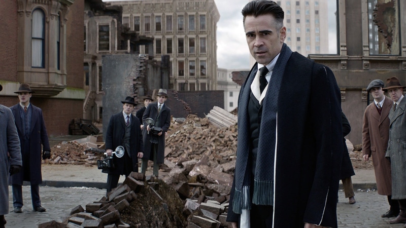 ofiicial, suit, cinema, spell, tie, film, movie, Auror, Colin Farrell, Magical Congress of the United States of America, New York, Percival Graves