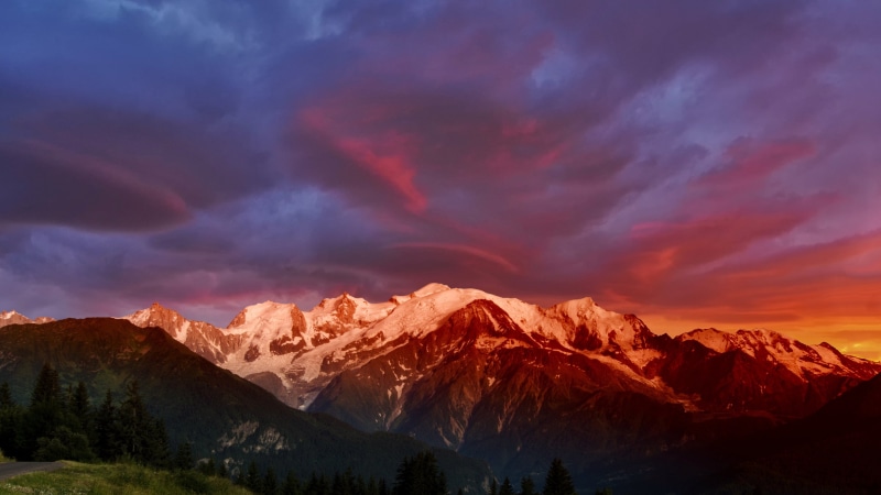  4K, Mont Blanc, nature, Monte Bianco, mountains, Alps