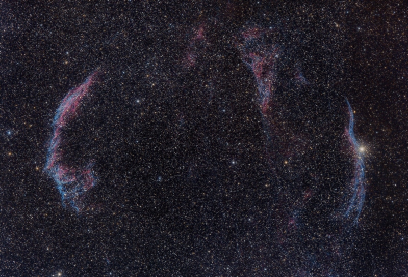 4K, Veil, stars, space, Nebula