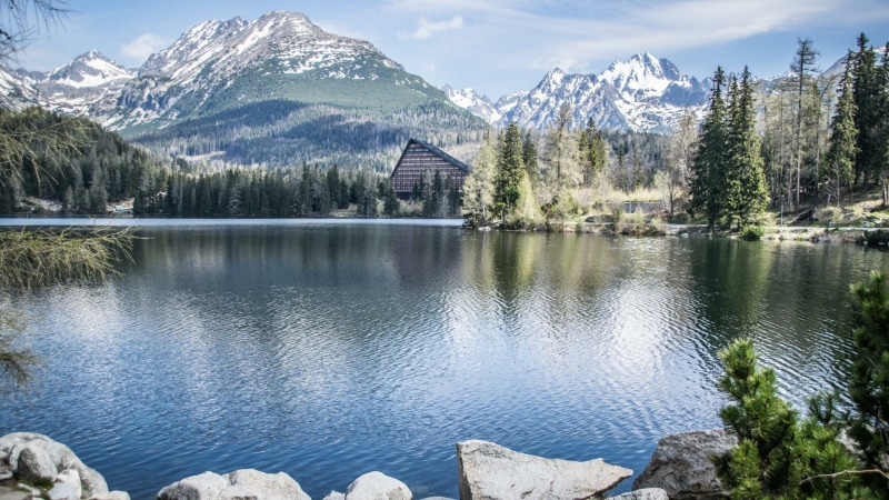 water, high tatras national park, reflection, mountain lake, national park, tatra, strbske pleso, water resources, rock, high tatras, wilderness, lake